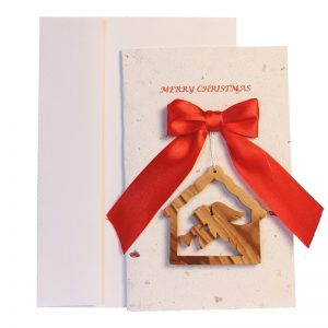 Christmas Card & Ornament - Angel & Nativity