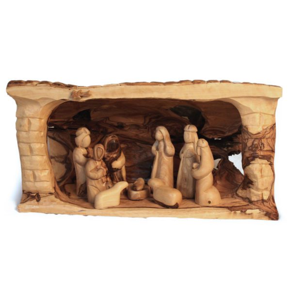 Log Nativity Set from Bethlehem
