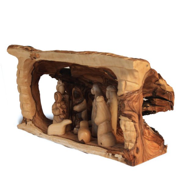 Log Nativity Set from Bethlehem