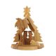 ONTHS-874-1 Olive Wood Nativity Christmas Tree Ornament