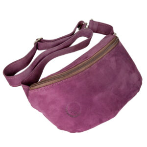 Leather Fanny Pack - Mauve