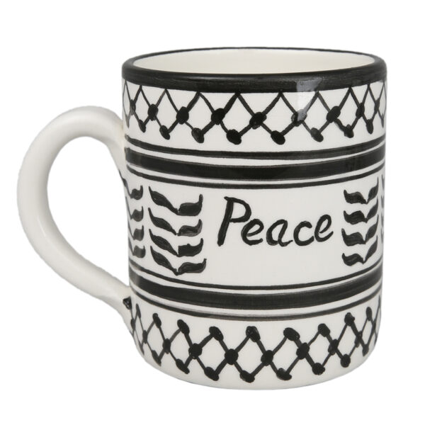 Ceramic Mug - Kufiya w/ Peace